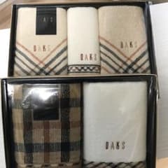 DAKS フェイスタオル✖️4 ウォッシュタオル✖️1のサムネイル