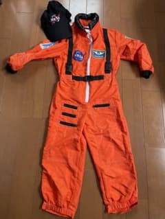 NASA 宇宙飛行士コスチューム 4-6歳 110cmキャップ付 国立科学博物館のサムネイル