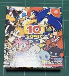 ドリームキャスト ソニックアドベンチャー2 10周年 バースデイパックのサムネイル