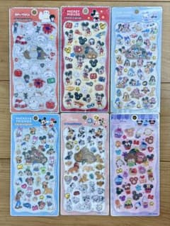 【正規品】プチドロップステッカー ディズニー 6種のサムネイル