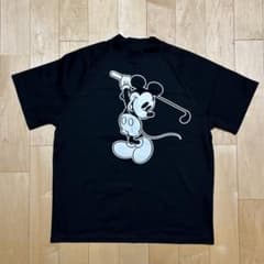 木梨サイクル　ゴルフ　モックネック　ディズニー　ミッキーコラボ　サイズＬ 木梨サイクル ゴルフ モックネック ディズニー ミッキーコラボ