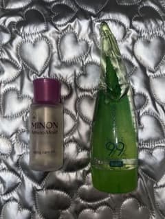 MINON ミノンアミノモイストエイジングケアオイル& 99% Aloe美容液のサムネイル