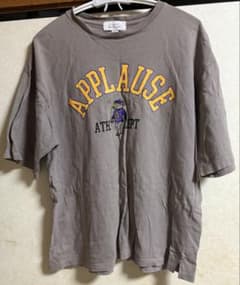 TIMELY WARNING APPLAUSE Tシャツ Lサイズ グレーのサムネイル