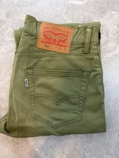 Levi's 505 白タグ カーキパンツ 28x32のサムネイル