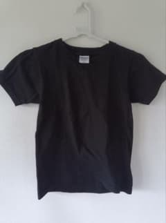 無地 Tシャツ ブラック 130サイズのサムネイル