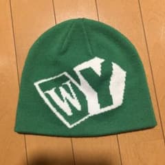 緑色 ロゴ入り ニット帽のサムネイル