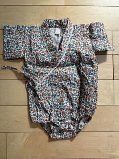 コトリ　Cottoli ロンパース　甚平　花柄　バースデイのサムネイル
