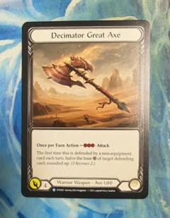 FAB Decimator Great Axe DTD 英語版 - メルカリ