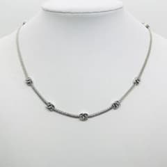 シャネル ネックレス ココマーク A24B ABE254 CHANEL シルバー - メルカリ