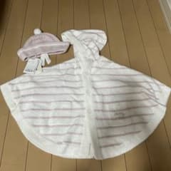 ジェラートピケ ベビーポンチョ・帽子セット 80-90cmのサムネイル
