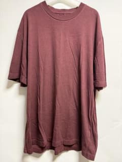 Maison Margiela Tシャツ マルジェラ　ボルドー ガーメントダイ