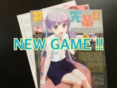 [최종 가격 인하] NEW GAME !! 설정 자료·자르기 기사 6장 세트