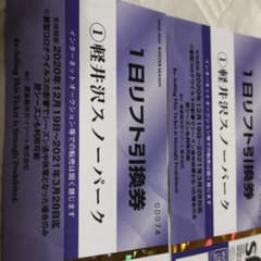 軽井沢スノーパーク リフト券のサムネイル