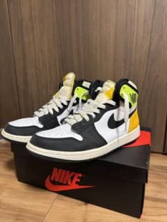 NikeAir Jordan 1 volt gold high白/黒/黄色/緑