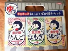 温泉撫子 重炭酸の湯 ほっこりぽかぽかセット 入浴剤 ロフトの袋付きのサムネイル