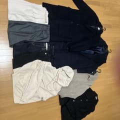 Lidnm ジャケット×2 コート×2 パーカー×1 パンツ×4 まとめ売りのサムネイル