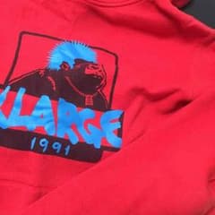 X-LARGE パーカー裏地チェック柄のサムネイル