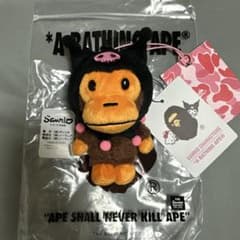 BAPE X KUROMI Plush doll keychain - メルカリ