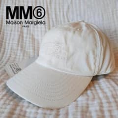 MM6 Maison Margiela ホワイト キャップ 新品 タグ付き - メルカリ
