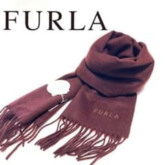 FURLA✨フルラ✨洗えるカシミヤ✨100%✨超大判✨無地✨ストール✨未使用品✨ 洗えるカシミヤ/大人百花1月号掲載】FURLA カシミヤ100%超大判無地