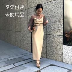 【M56】AMERI VINTAGE アメリヴィンテージ Sベージュドレス M56様専用】AMERI VINTAGE アメリヴィンテージ Sベージュドレス - メルカリ