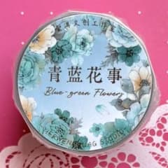 贝壳光 青蓝花事 型抜き 5.5cm×5m 海外マスキングテープ - メルカリ