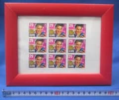 エルビス・プレスリー 記念切手 9枚セット 木製フレーム入り - メルカリ