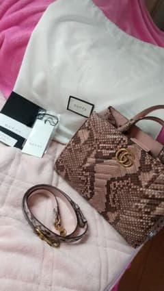 GUCCI♡新品同様マーモントバッグ♡パイソン正規品のサムネイル