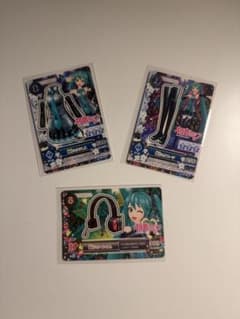 初音ミク アイカツカード コラボのサムネイル