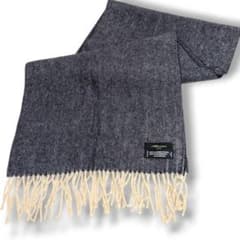 高級】アルチオーネ イタリア製 ラムウール カシミヤ混 マフラー