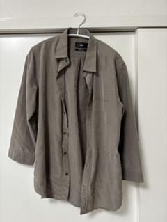 HARE 長袖シャツ グレージュ 無地のサムネイル