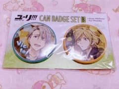 ユーリ!!! on ICE ヴィクトル ユリオ 缶バッジ セット - メルカリ