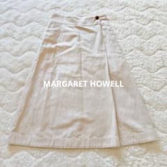 MHLマーガレットハウエル/ ファインコットンリネンスカート ベージュ　S m70143071948_1.jpg?1771463937