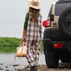 ☆み～ぃ☆様専用 しまむら nozomiコラボ オールインワン Lサイズ  濃白のサムネイル