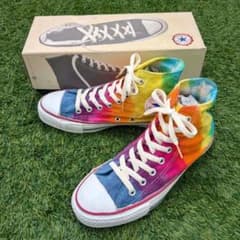 25.5 美品 USA製 90s コンバース オールスター ハイ タイダイ - メルカリ