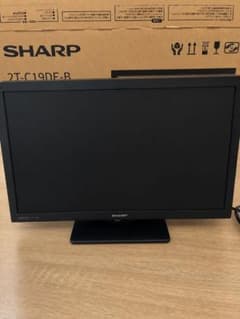 SHARP 19インチ液晶テレビ 2T-C19DE-B - メルカリ
