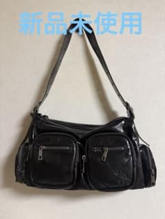 新品未使用　JEANASIS4ポケットショルダーバッグ　ブラックのサムネイル