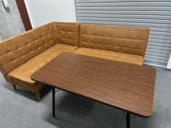 B-COMPANY コーナーダイニング3点セット ダイニングソファ テーブル