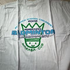 2002年バドミントン大会Tシャツ Mサイズ