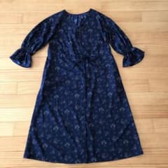 値下げ☆GU☆花柄☆フラワープリントワンピース☆のサムネイル