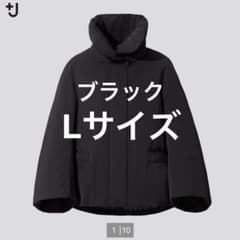 ハイブリッドダウンジャケット　ブラックL UNIQLO ジルサンダーのサムネイル