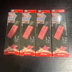 BUFFALO Rointe USBメモリ 32GB 4個セット - 4