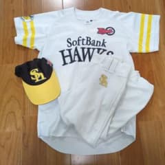 【ほぼ美品】ポルテ×ソフトバンクホークス 野球ユニフォーム1式 小学生 練習着 ポルテ×ソフトバンクホークス 160 練習ユニフォーム - メルカリ