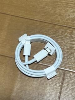 公式Lightning +タイプC充電ケーブル ホワイトのサムネイル