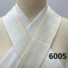 ♡6005 伊達襟(重ね襟)＊白×肌色4way リバーシブル - メルカリ