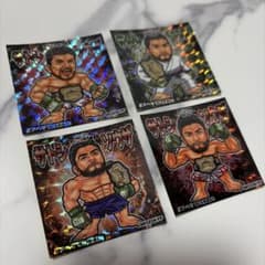 ホベルト・サトシ・ソウザ RIZIN Abemaシール 4枚セット 非売品のサムネイル