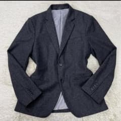 BANANA REPUBLIC テーラードジャケット　ウール　グレー　Mのサムネイル