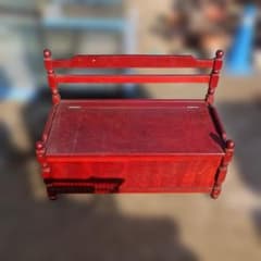 5720）コスガ ベビーメイト 木製ベンチ オモチャ箱 難あり - メルカリ