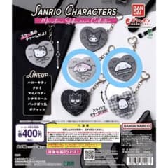 ガチャガチャ モノトーンスライドミラーコレクション マイメロディ シナモロールのサムネイル
