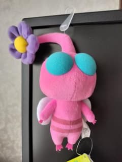 【新品タグ付き✨️】羽 ピクミン　ぬいぐるみ　ピンクのサムネイル